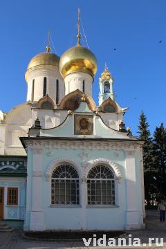 Купола Троїцького собору і Никонівському церкви