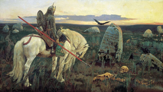 Ну якого російській людині не знайомі картини Віктора Васнецова, такі як «Оленка», «Витязь на роздоріжжі», «Богатирі»