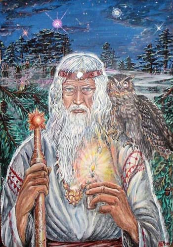 Велес - слов'янський бог-перевертень, бог-мудрець, покровитель мистецтв, владика чародійства, син корови Земун