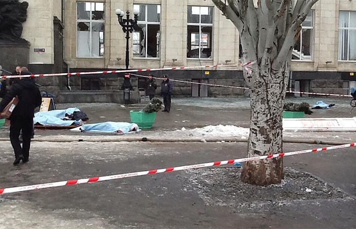 За останньою інформацією, вибух на вокзалі влаштували жінка і чоловік слов'янської зовнішності