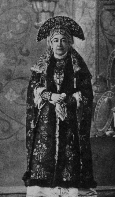 Графиня Марія Сергіївна Бенкендорф, уроджена князівна Долгорукова, в наряді Російської боярині XVII століття