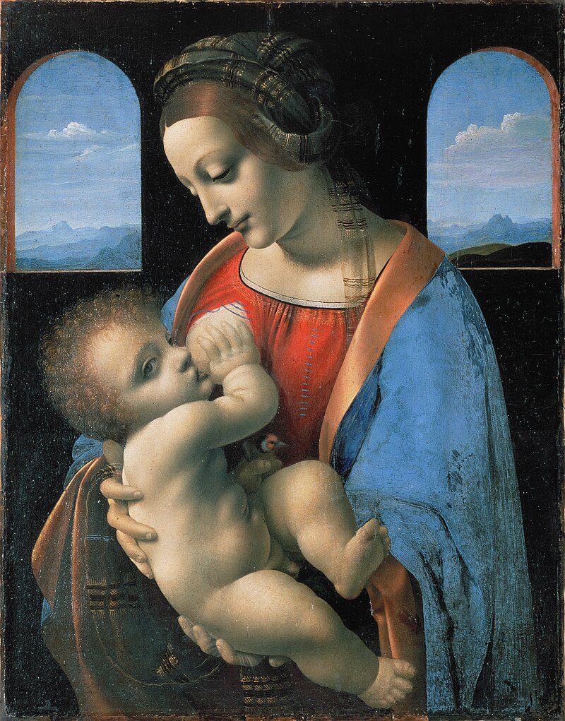 У 1485 році художник завершує картину «Мадонна Літта»,