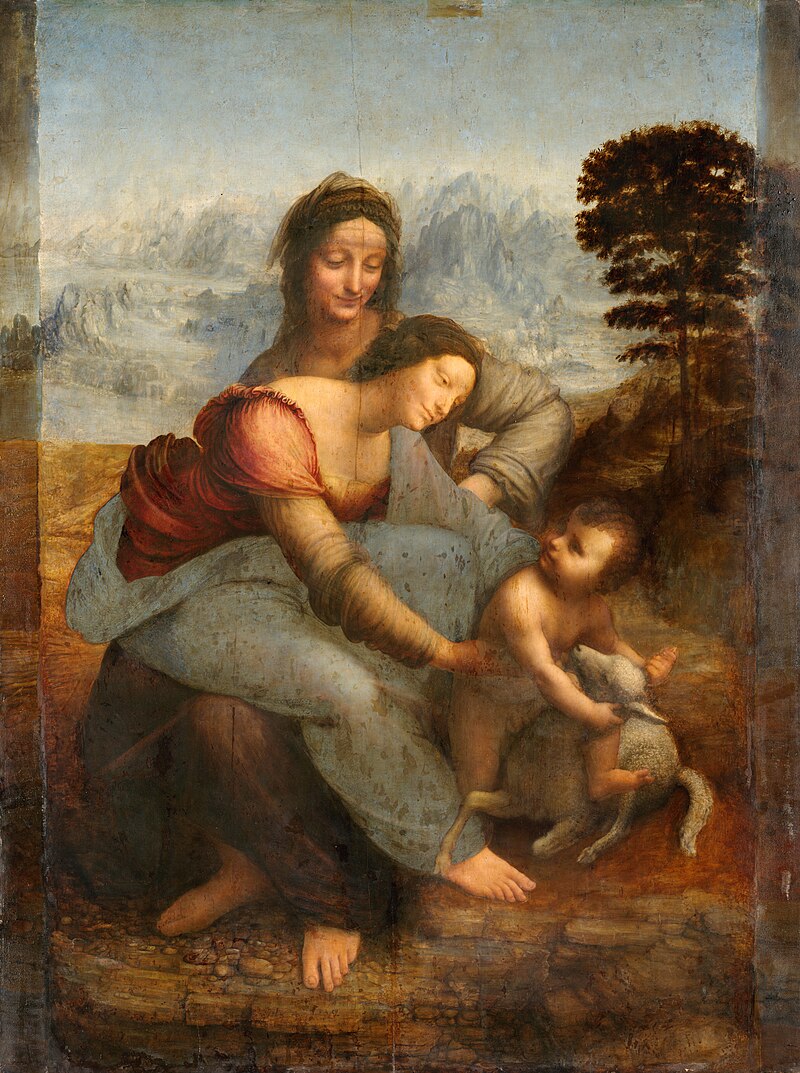 Під час перебування у Флоренції в 1510 році майстер пише «Святу Анну з Марією і немовлям Христом»