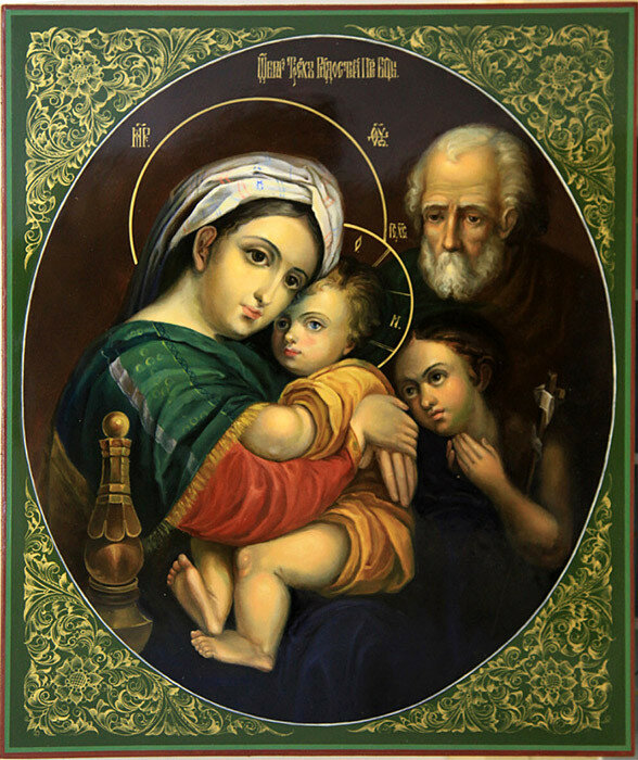 Ікона Божої Матері «Трьох радостей» є прикладом дивного єднання російської святині і західного художника