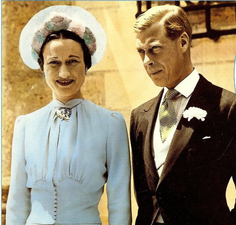 Весілля Уолліс Сімпсон і Едуарда VIII (відбулася в травні 1937 року фактично замість його коронації, призначеної на цей же місяць)