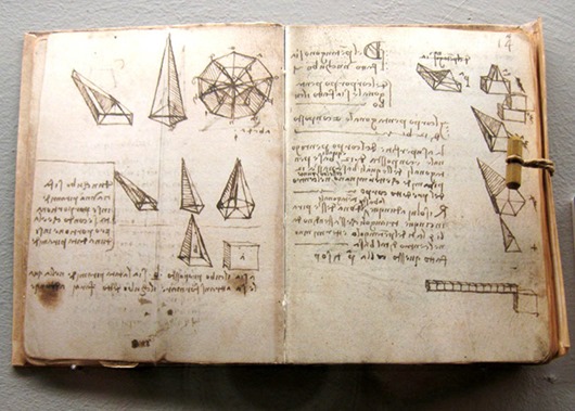 Леонардо да Вінчі був лівшею і писав «дзеркально» - тобто справа наліво, хоча іноді, наприклад, для листування з офіційними особами, він використовував звичайний стиль письма