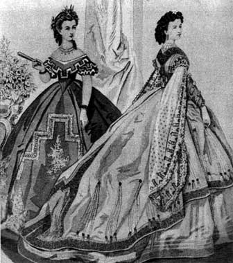 Так протягом декількох століть, поширювалася мода, так тримали в курсі новинок від кутюр провінційну аристократію