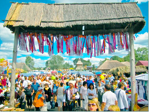 Національний Сорочинський ярмарок у Великих Сорочинцях проводиться в Полтавській області Миргородського району