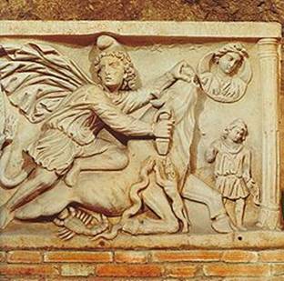 Культ Мітри (Мітраїзм) поширився в Римі після східних походів Гнея Помпея