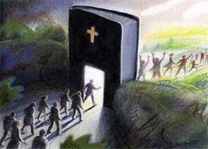 Дії 11, 1-18   Пс 42, Пс 43   Ін 10, 1-10   Ісус сказав їм: Поправді, поправді кажу вам: Я двері вівцям