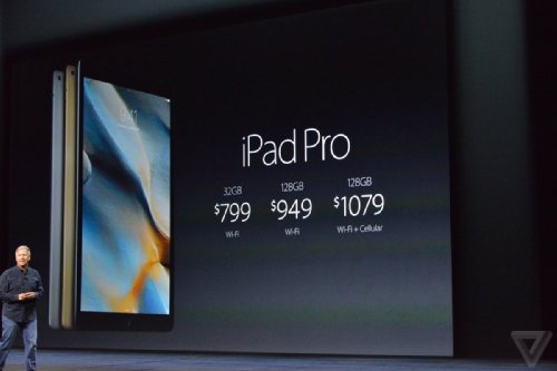Товщина iPad Pro - 6,9 мм, що на 0,8 мм більше, ніж у iPad Air 2