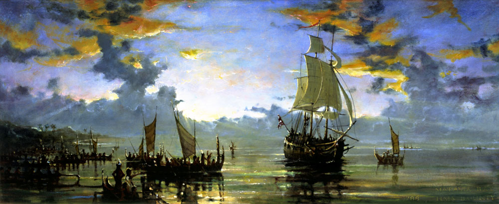 На щастя, 26 жовтня 1788 року вітрильник нарешті кинув якір в бухті Матаваї