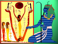 У цій роботі ми розповімо про таємне знання єгипетських жерців про божество передвічного океану Ну і його бога Нуне і про, знайденому нами фактичному тотожність цього єгипетського Бога с, відомим зі священних Вед, Богом Маха Вішну