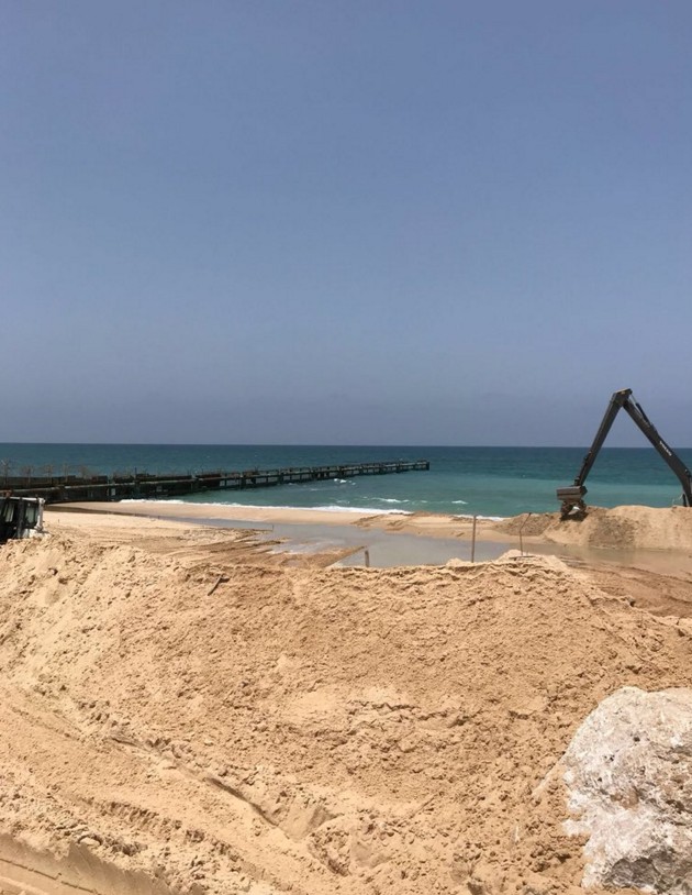Ізраїль почав будівництво морського загородження вздовж кордону з Сектором Газа