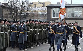 Начальник РВВДКУ генерал-майор Володимир Кримський на випуск офіцерів, 2006 год