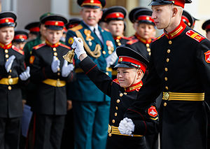 Учні в Суворовському військовому училищі і їх випускники називаються суворовцями