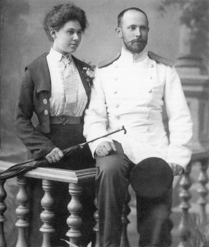 Петро і Аделаїда в день одруження 6 жовтня 1902 року Фото: О