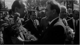Олександр Дубчек і Леонід Брежнєв, фото: ЧТ   Події 1968 року перетворили Олександра Дубчека не тільки в Чехословаччині, а й в СРСР в фігуру напівміфічного, в символ історичного моменту, зробили героєм політичних анекдотів